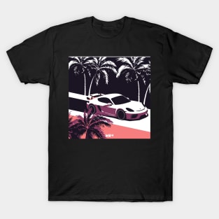718 Cayman GT4 in the Palm Biome (Lavender) T-Shirt